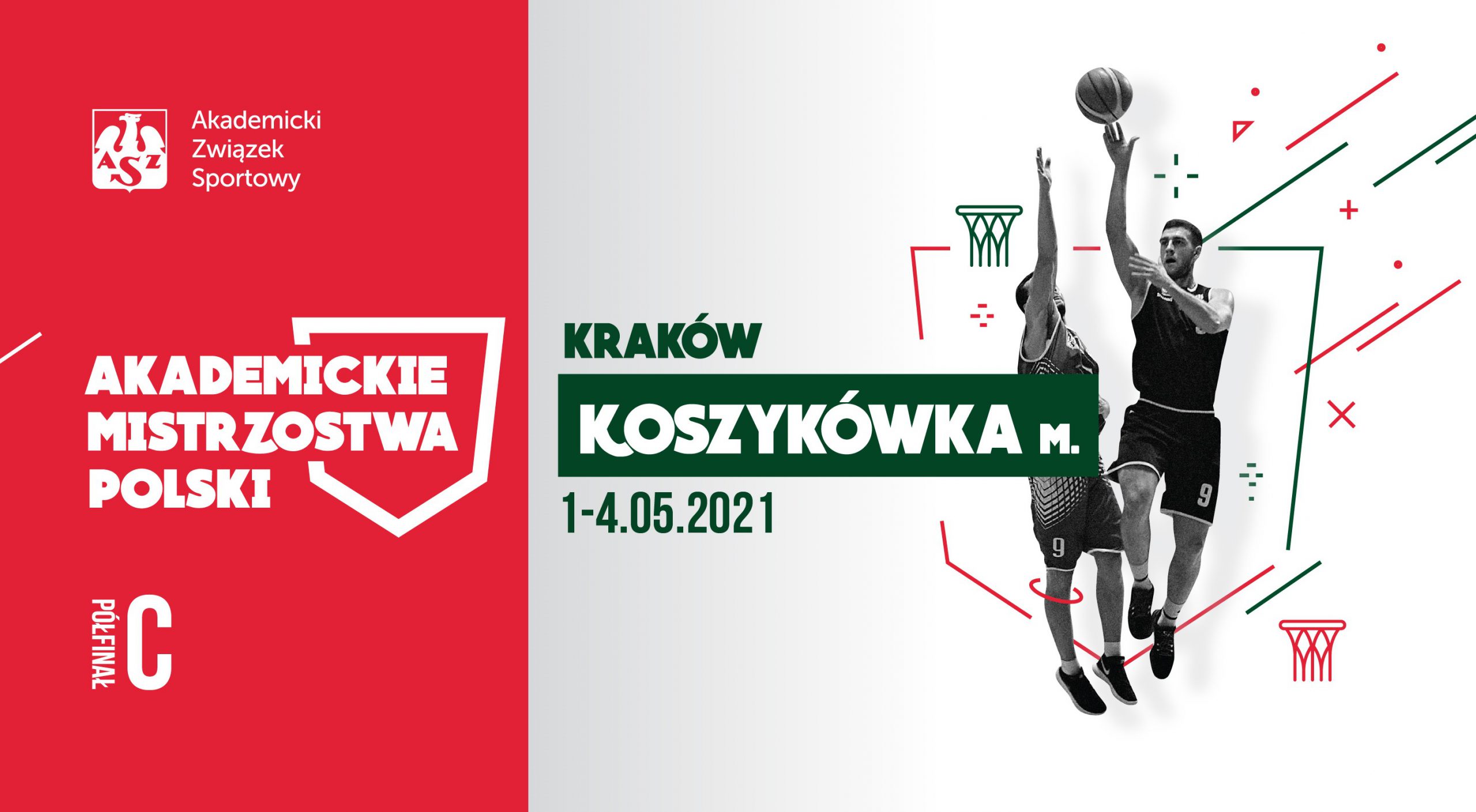 Akademickie Mistrzostwa Polski w Koszykówce Mężczyzn - Półfinał C - AZS AGH Kraków