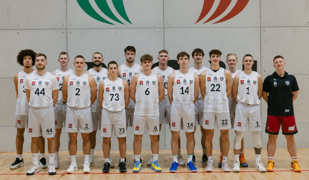 Zdjęcie drużynowe - AZS AGH Kraków - Koszykówka Duży